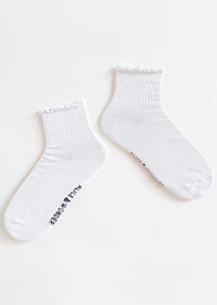 Custom Embroidered Ruffle Sock