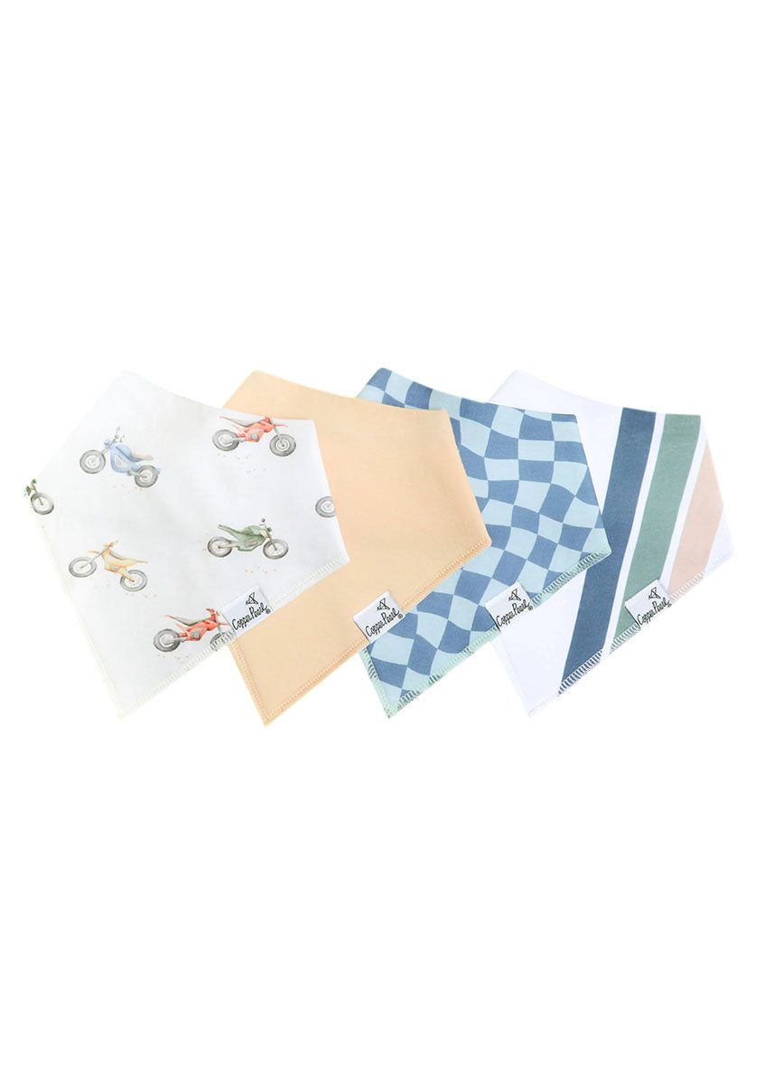 Ryder Bandana Bib Set - 4-Pack