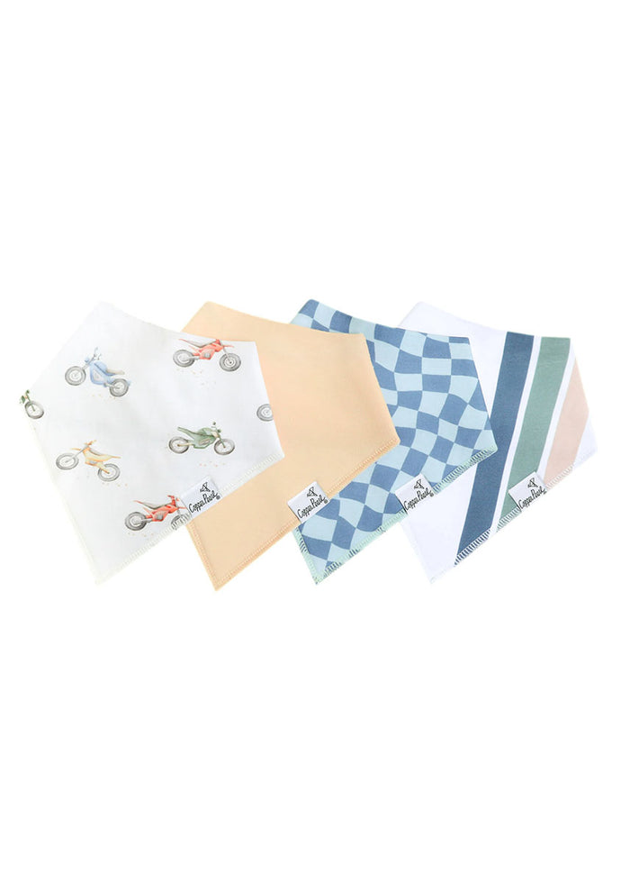 Ryder Bandana Bib Set - 4-Pack