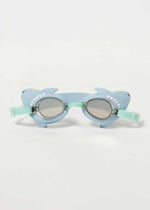 Salty The Shark Mini Swim Goggles - Aqua