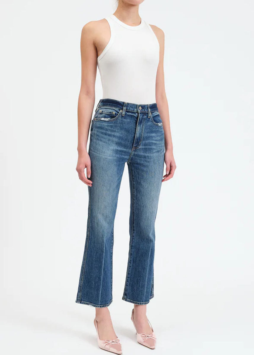 Soho High-Rise Ankle Flare - Crush Hour