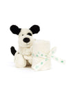 Bashful Black & Cream Puppy Soother