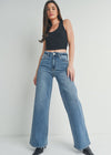 The Palazzo Jean - Medium Denim