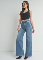 The Palazzo Jean - Medium Denim