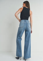 The Palazzo Jean - Medium Denim