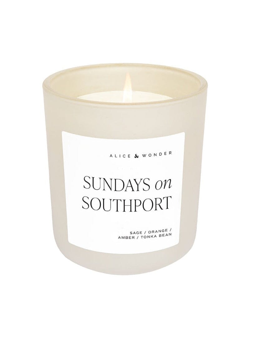 Sundays on Southport Soy Candle – 15oz – Alice & Wonder