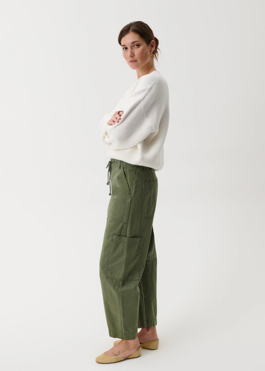 Sabrina Curved Utility Pant - Meadow