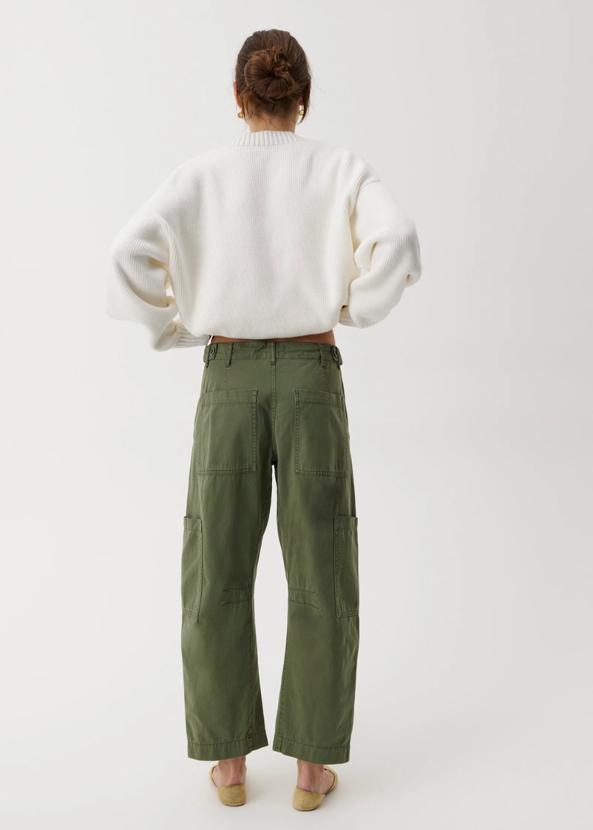 Sabrina Curved Utility Pant - Meadow