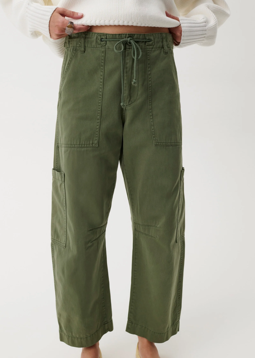 Sabrina Curved Utility Pant - Meadow