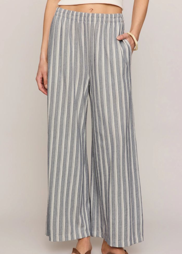 Scout Knit Striped Pant - Summer Stone
