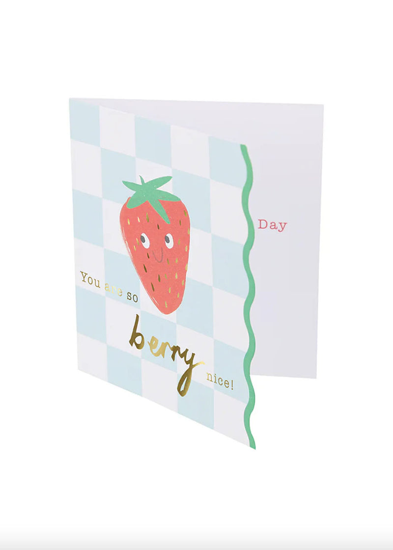 Fruit Basket Valentine's Cards & Erasers Set