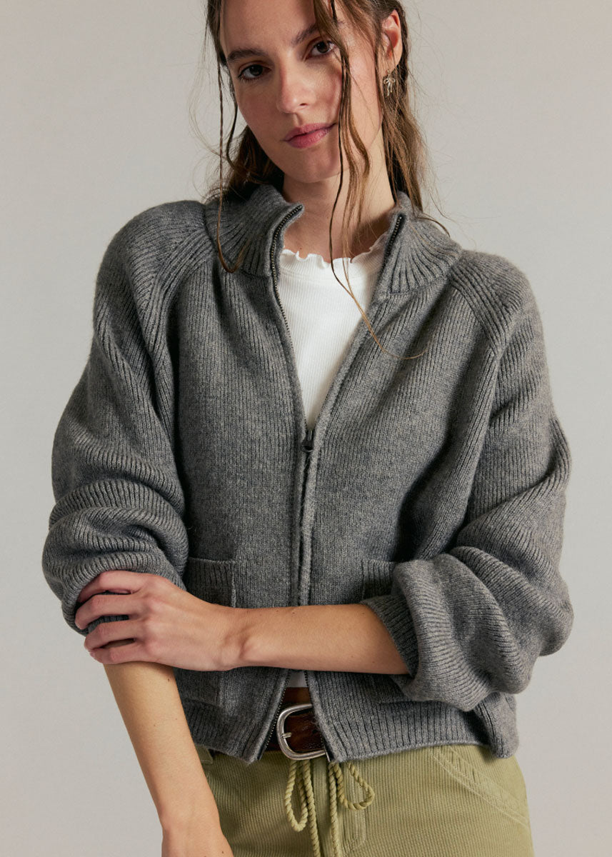 WTF On It Half Zip - Cool Grey