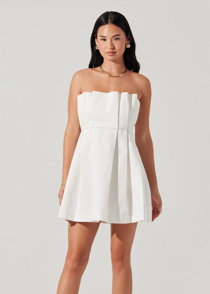 Clemira Dress - White