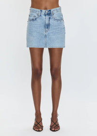 Skye Denim Mini Skirt - Apollo