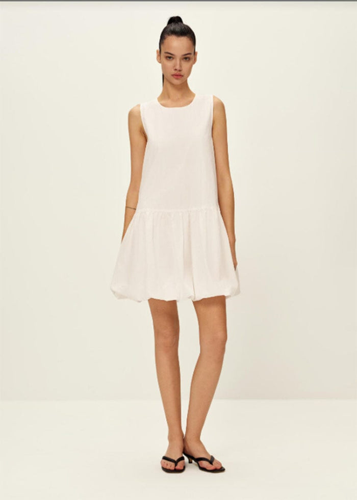 Tess Bubble Dress - White