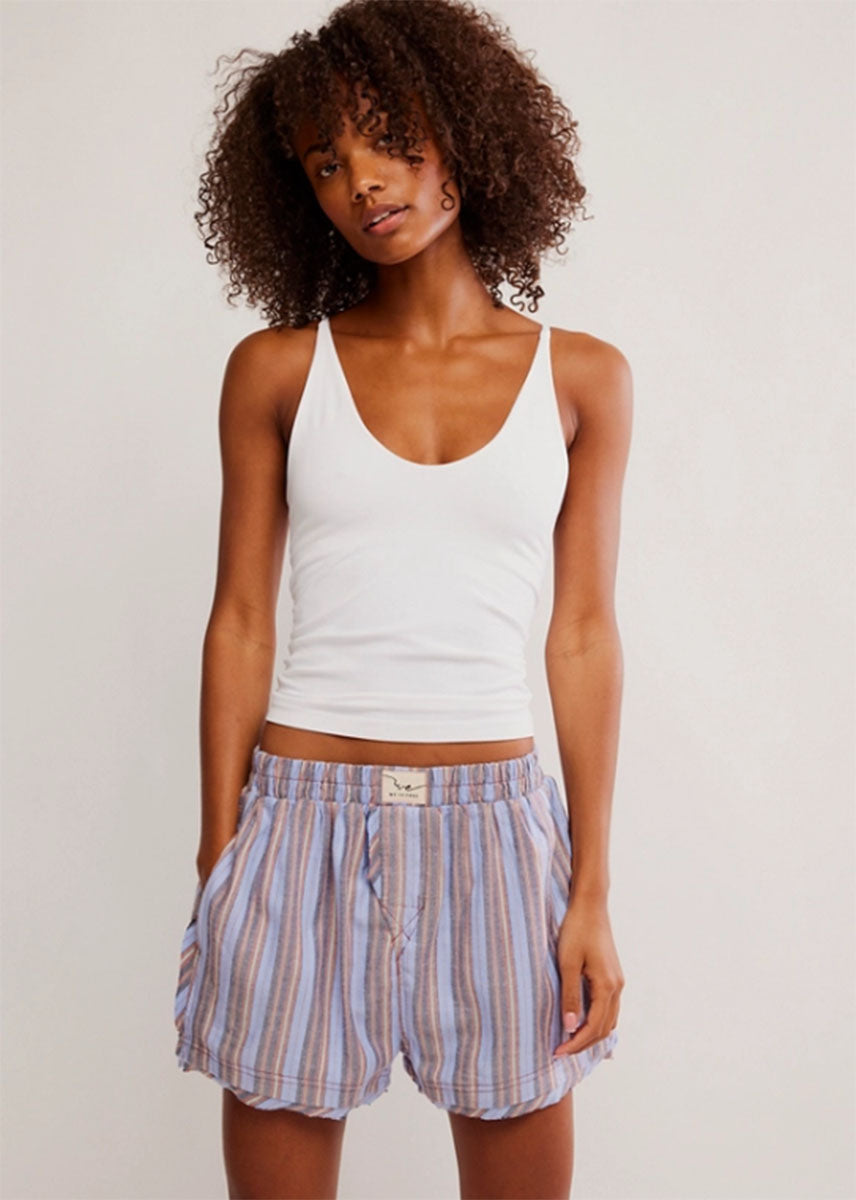 Day To Day Flannel Boxer - Blue Combo