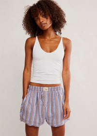 Day To Day Flannel Boxer - Blue Combo