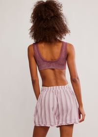 Day To Day Flannel Boxer - Burgundy Combo