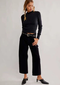 Even After Pullover Top - Charcoal