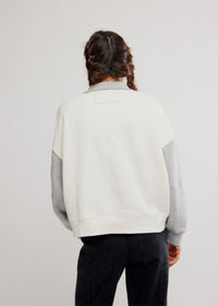 Colorblock Timeless Pullover - Heather Grey Combo
