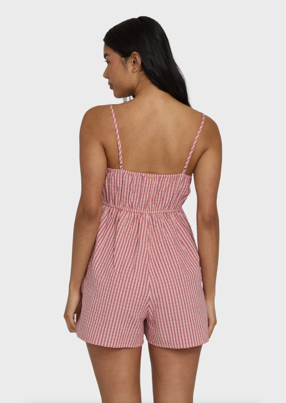 Star Glow Romper - Pink Sunset