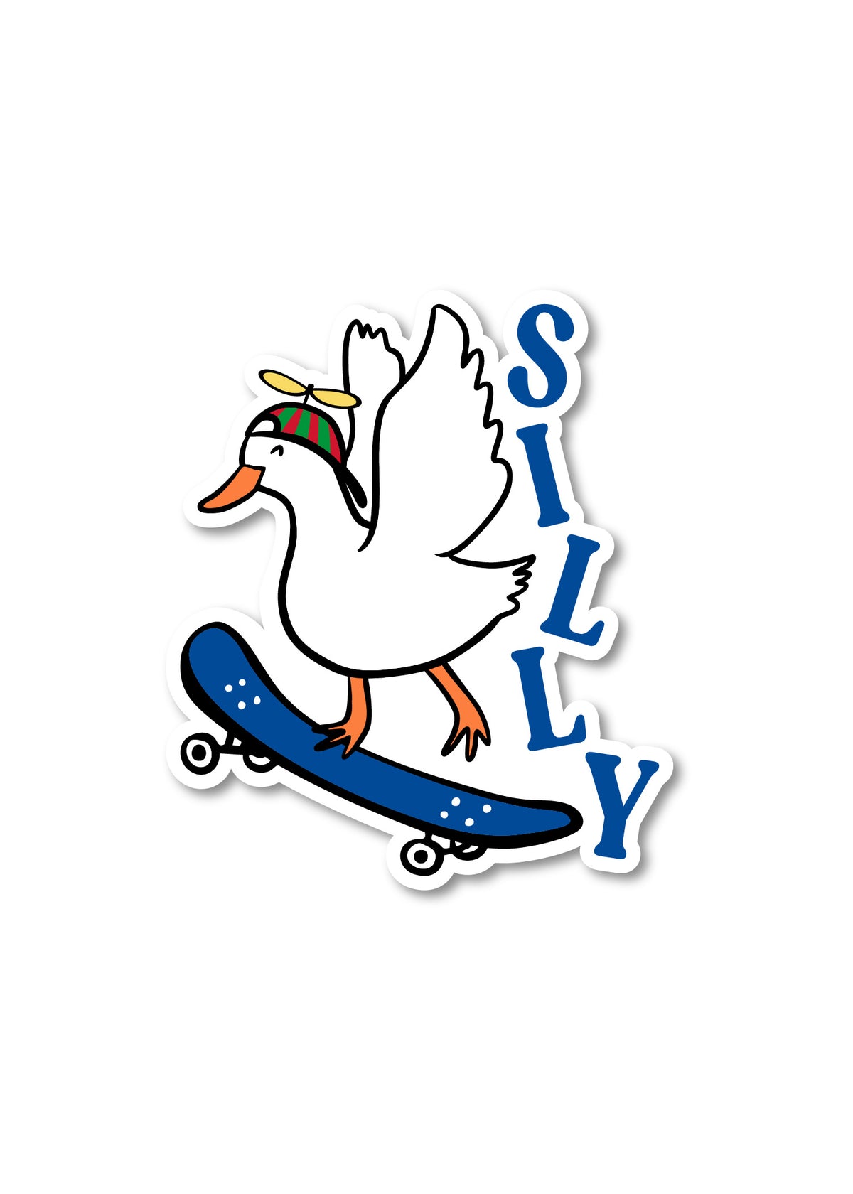 Silly Goose Sticker