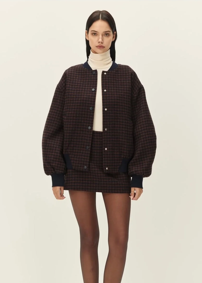 Simone Bomber Jacket - Navy