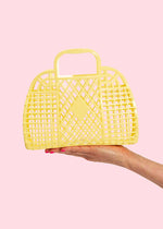 Small Retro Basket - Yellow