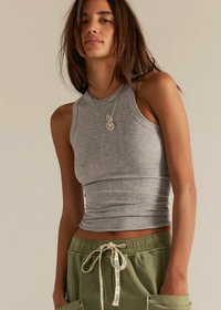 So Soft Seamless Modal Tank - Heather Grey
