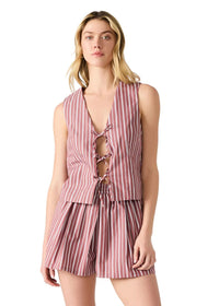 Aliza Top - Dusty Brick