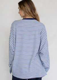 Striped Long Sleeve - Blue