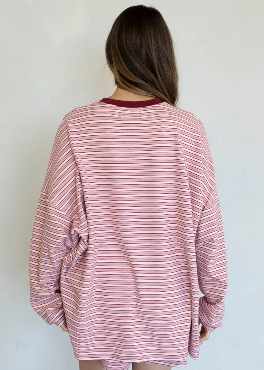 Striped Long Sleeve - Pink