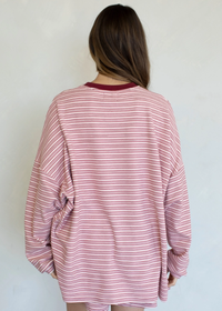 Striped Long Sleeve - Pink