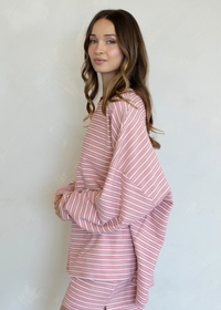 Striped Long Sleeve - Pink