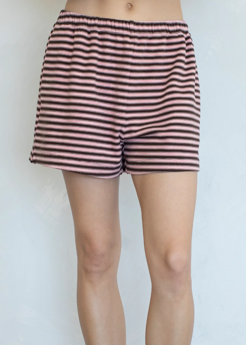 Striped Shorts - Pink