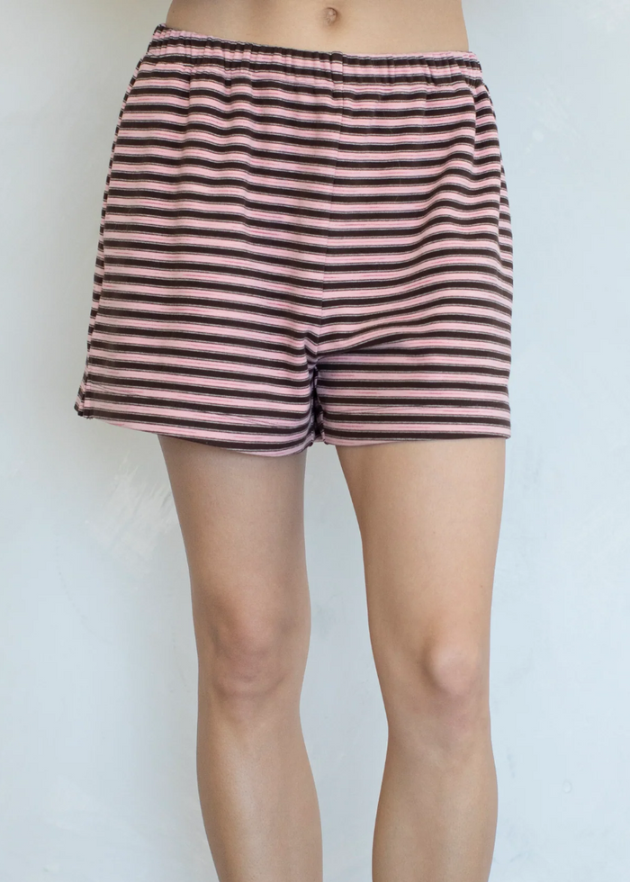 Striped Shorts - Pink