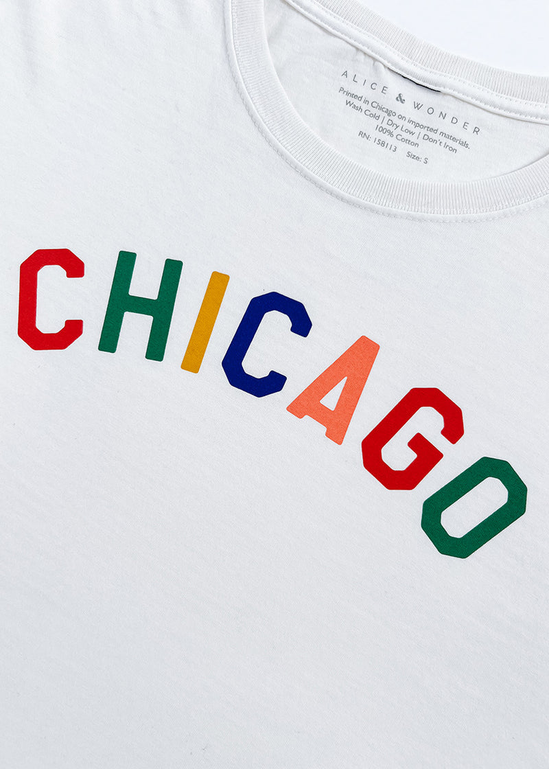 Sweet Home Chicago Tee - Vintage White