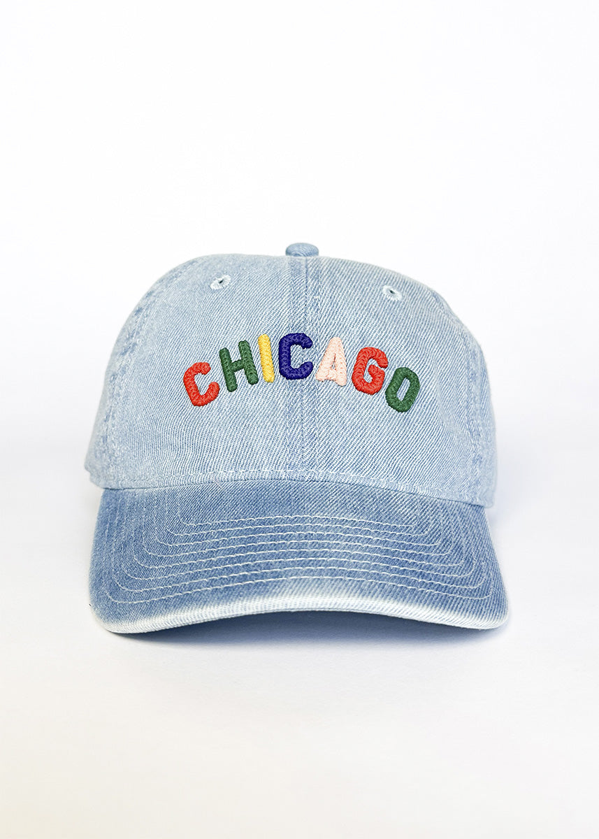 Youth Sweet Home Chicago Baseball Hat - Denim