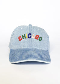 Youth Sweet Home Chicago Baseball Hat - Denim