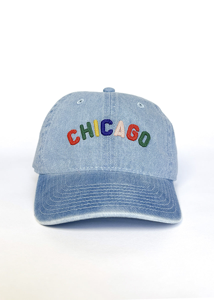 Youth Sweet Home Chicago Baseball Hat - Denim