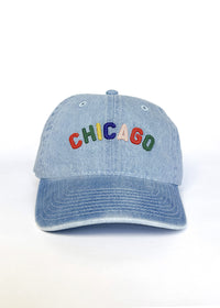 Youth Sweet Home Chicago Baseball Hat - Denim