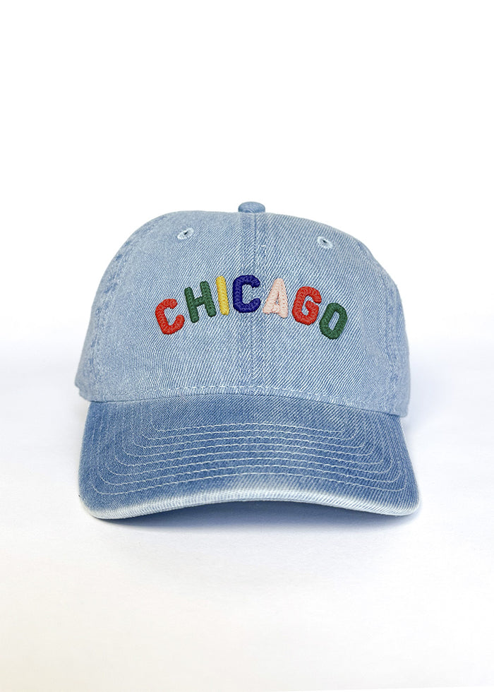 Youth Sweet Home Chicago Baseball Hat - Denim