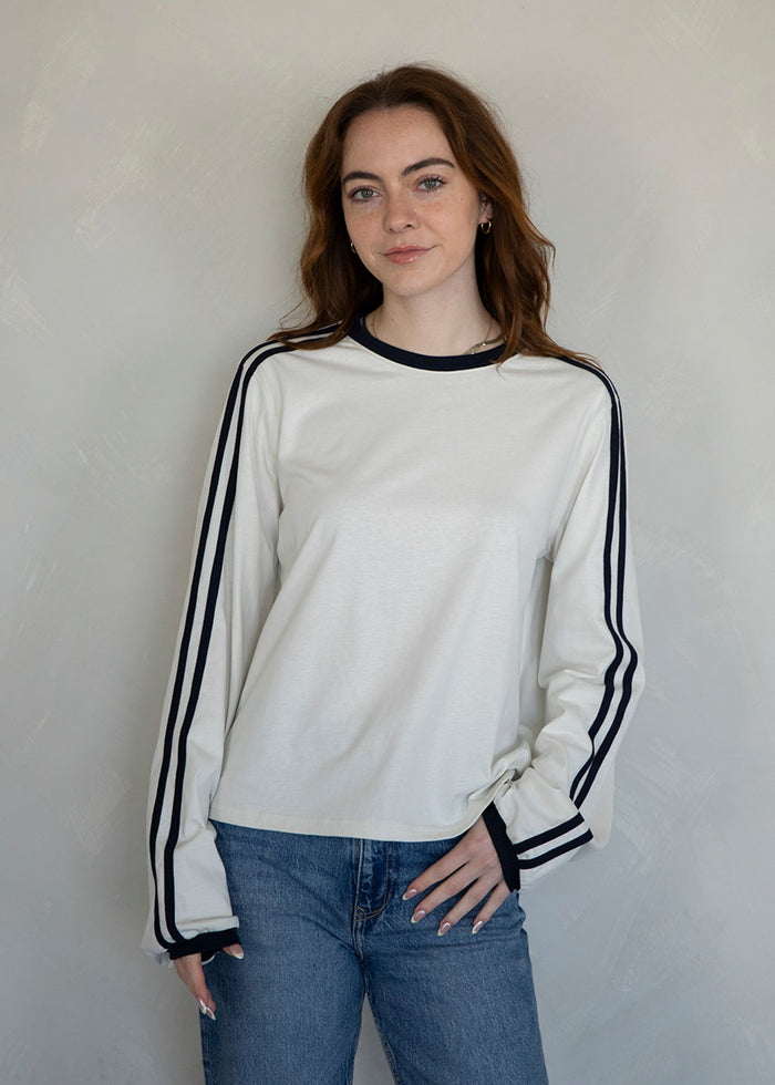 Gwynne Long Sleeve Tee - Bone