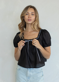 Luna Blouse - Black