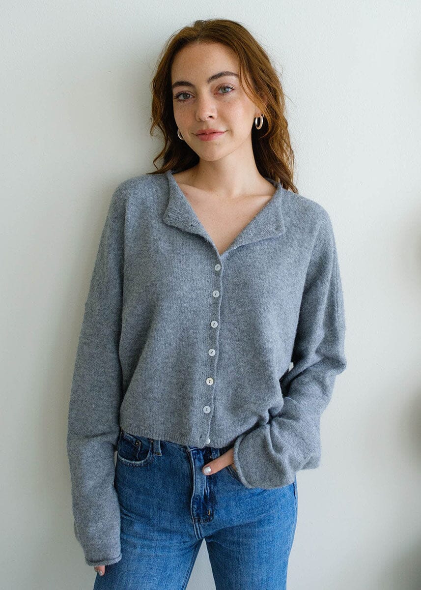 Piper Cardigan - Heather Grey