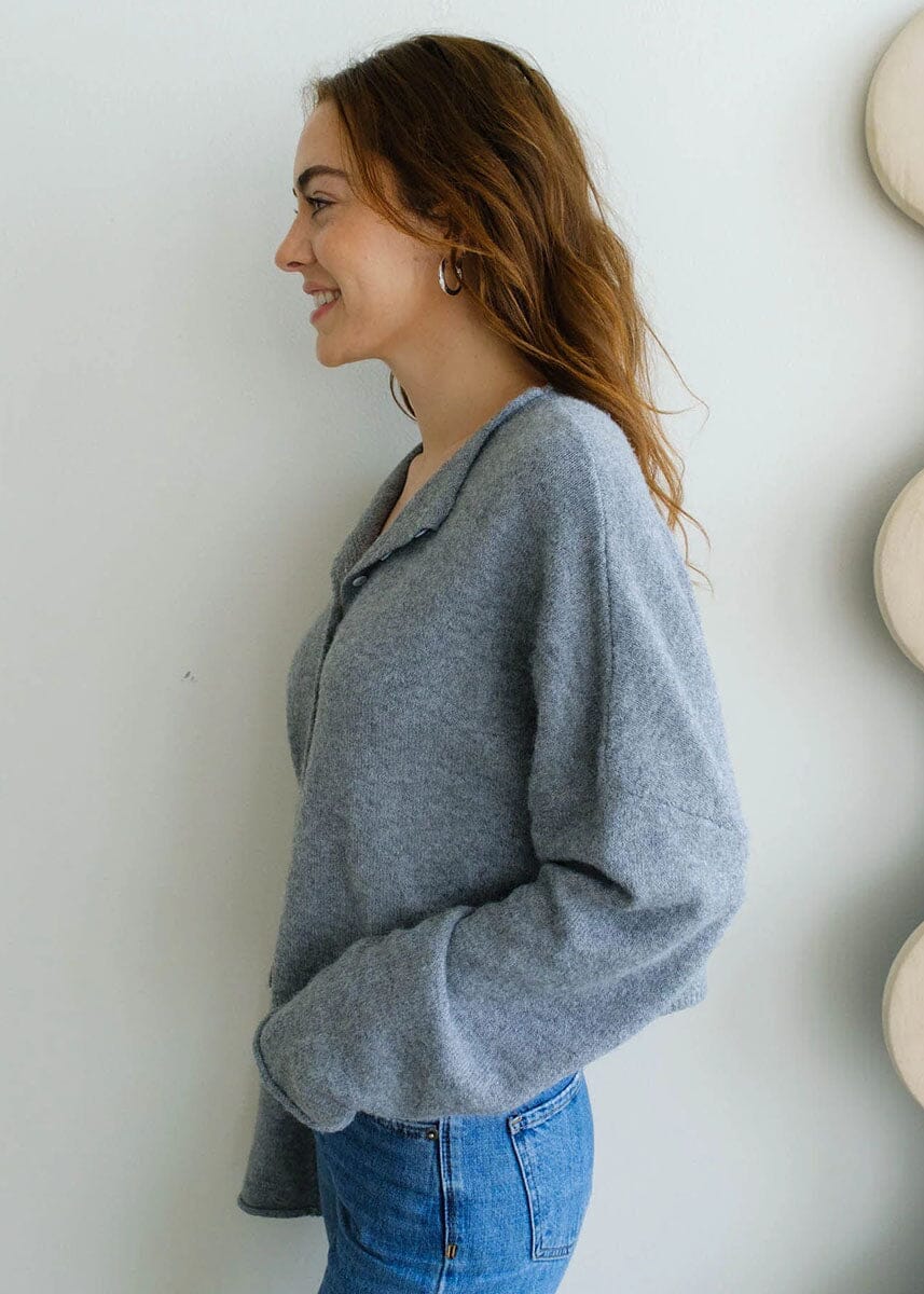 Piper Cardigan - Heather Grey