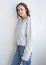 Piper Cardigan - Light Grey