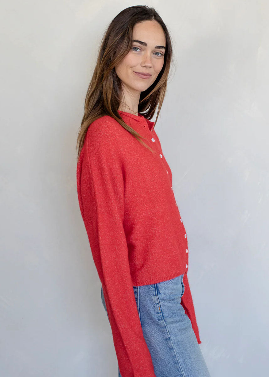 Piper Cardigan - Red