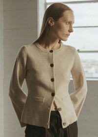 The Tyler Cardigan - Beige