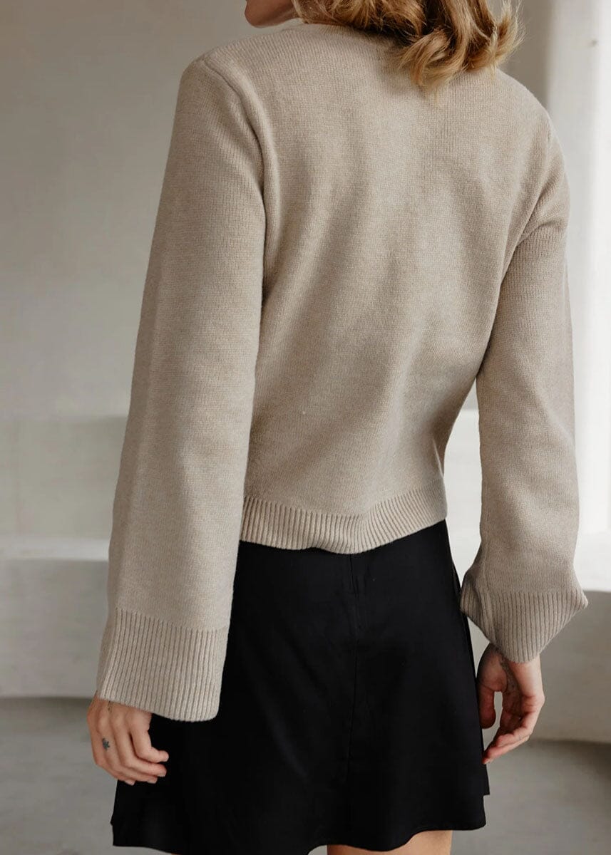 The Tyler Cardigan - Oatmeal